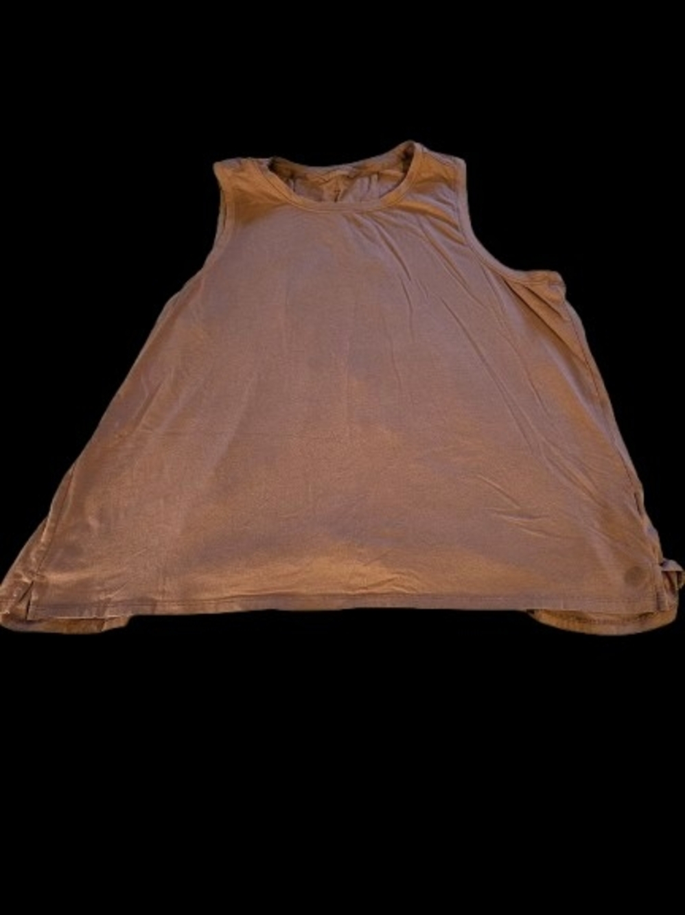 Womens L.L.Bean Beyond Soft Pleated-Back Tank Top
